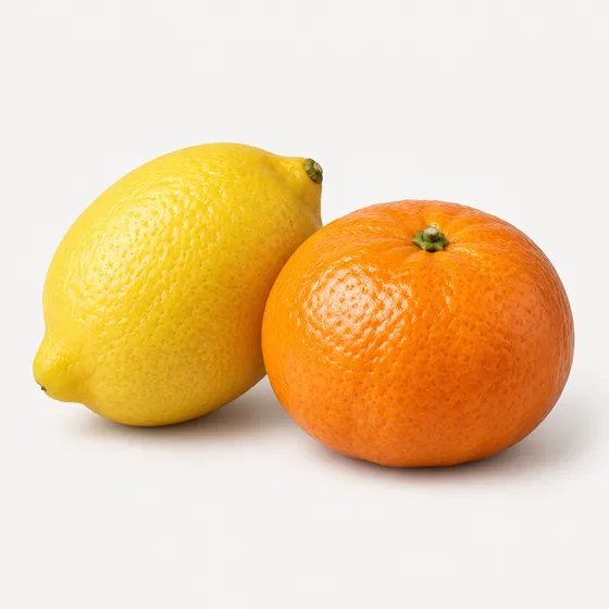 Cítricos importados al por mayor: limón y naranja