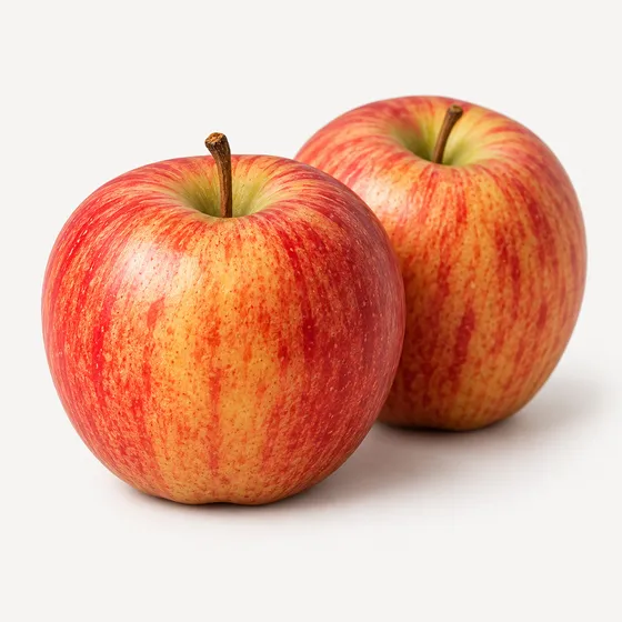 Manzana Gala roja importada al por mayor, dulce y crocante